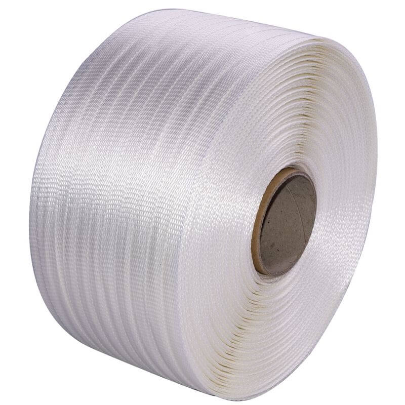 aXpel Umreifungsbänder gewebtes Polyester 32mm 250m weiss