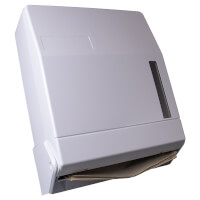 Dispenser for folded towels white