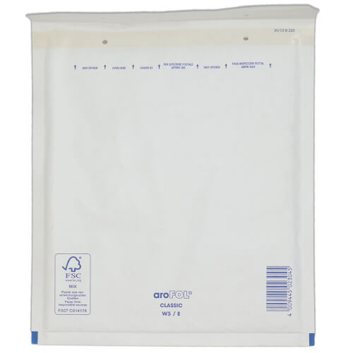 Light air cushion envelope G DIN A4 white
