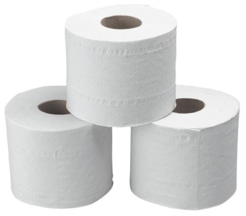 Toilet paper made from 100% cellulose